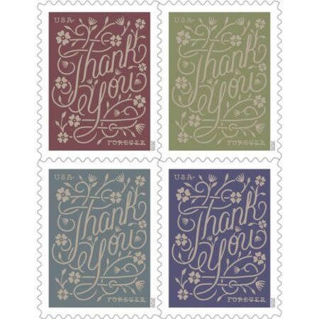 Thank You (U.S. 2020) Forever Postage Stamps 100 pcs